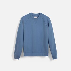 Brooklinen blue crew neck sweatshirt